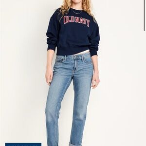 Mid-rise Straight Leg Jeans